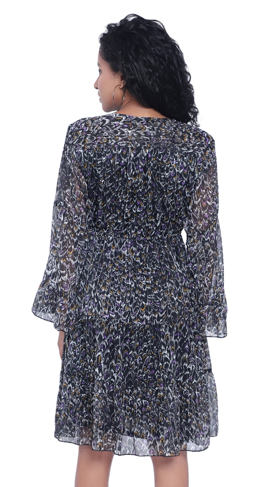 Floral Printed Georgette Dress