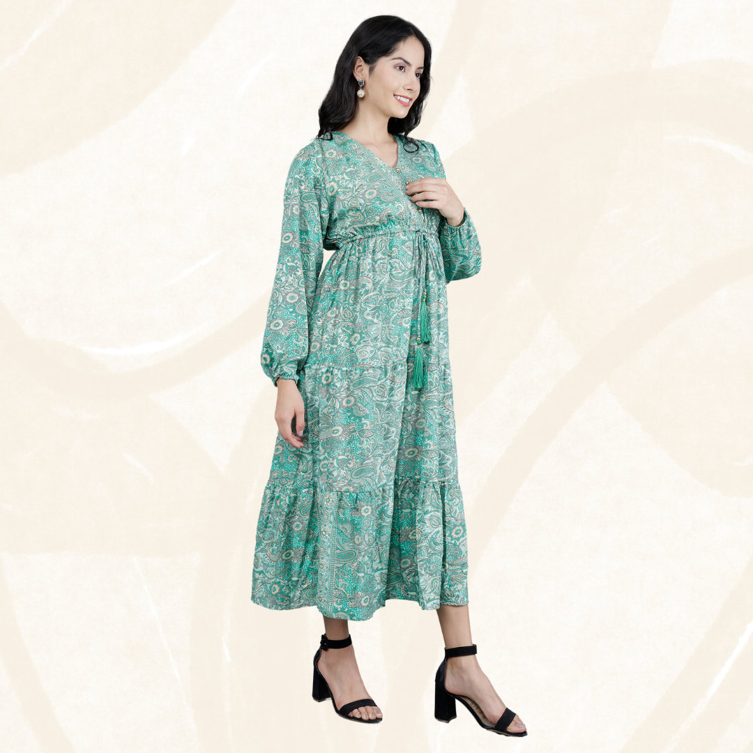 Regal Art Silk Long Dress 1001
