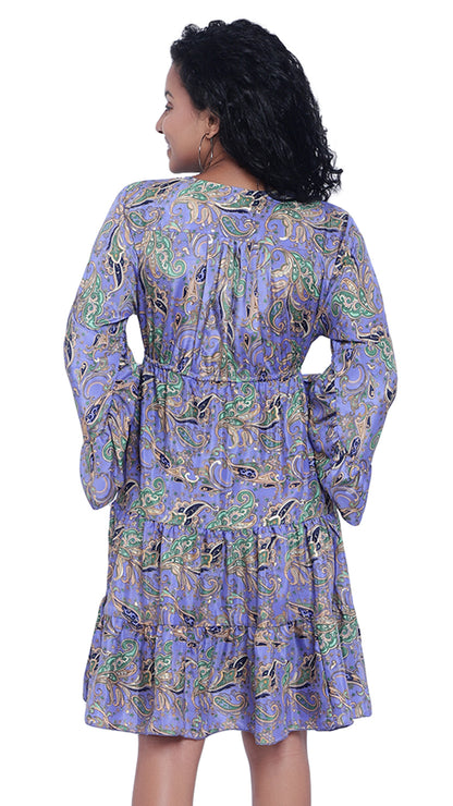 Floral Printed Georgette Dress