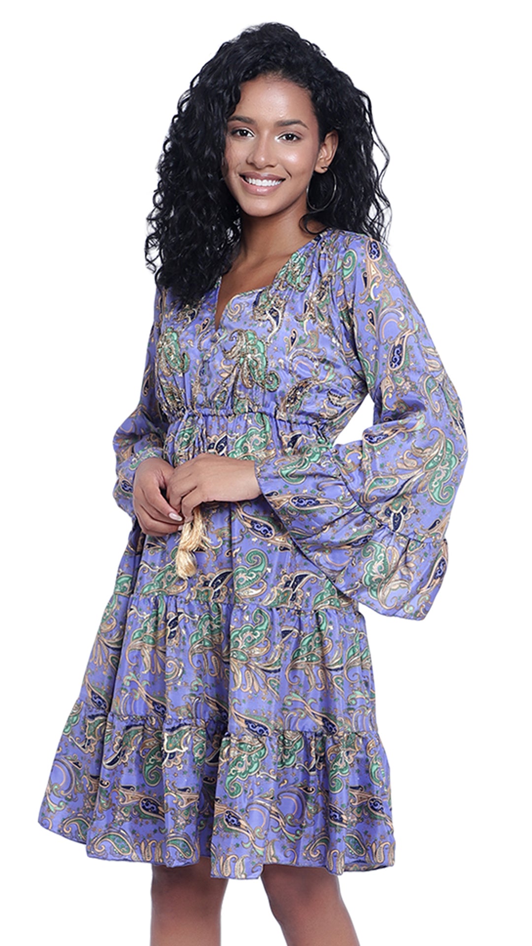 Floral Printed Georgette Dress