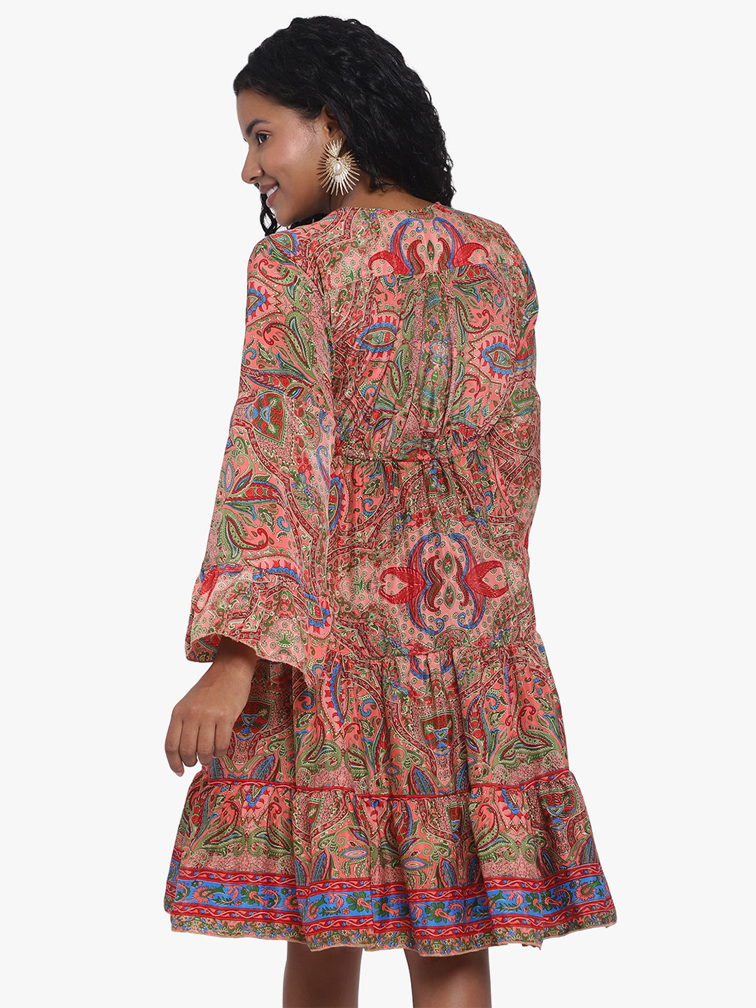 Floral Printed Georgette Dress