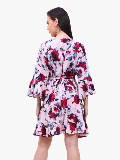 Floral Wrap Dress Manufacturer & Exporter | OEM White Label from Delhi - Olizzo